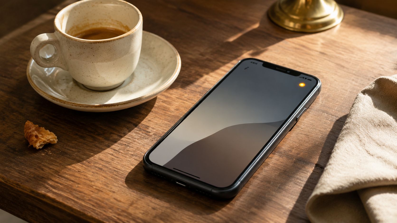 Smartphone met responsive website-ontwerp en lay-out