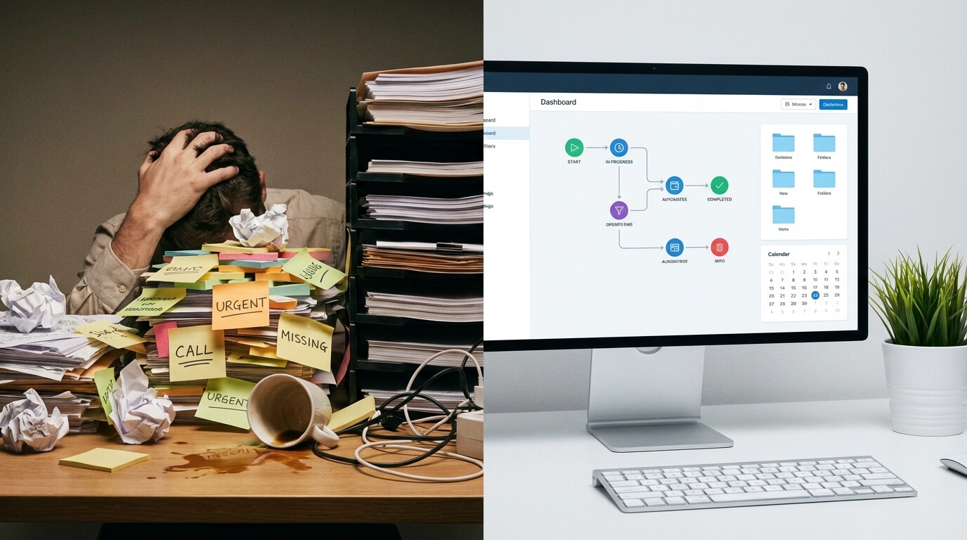 Workflow automatisering dashboard