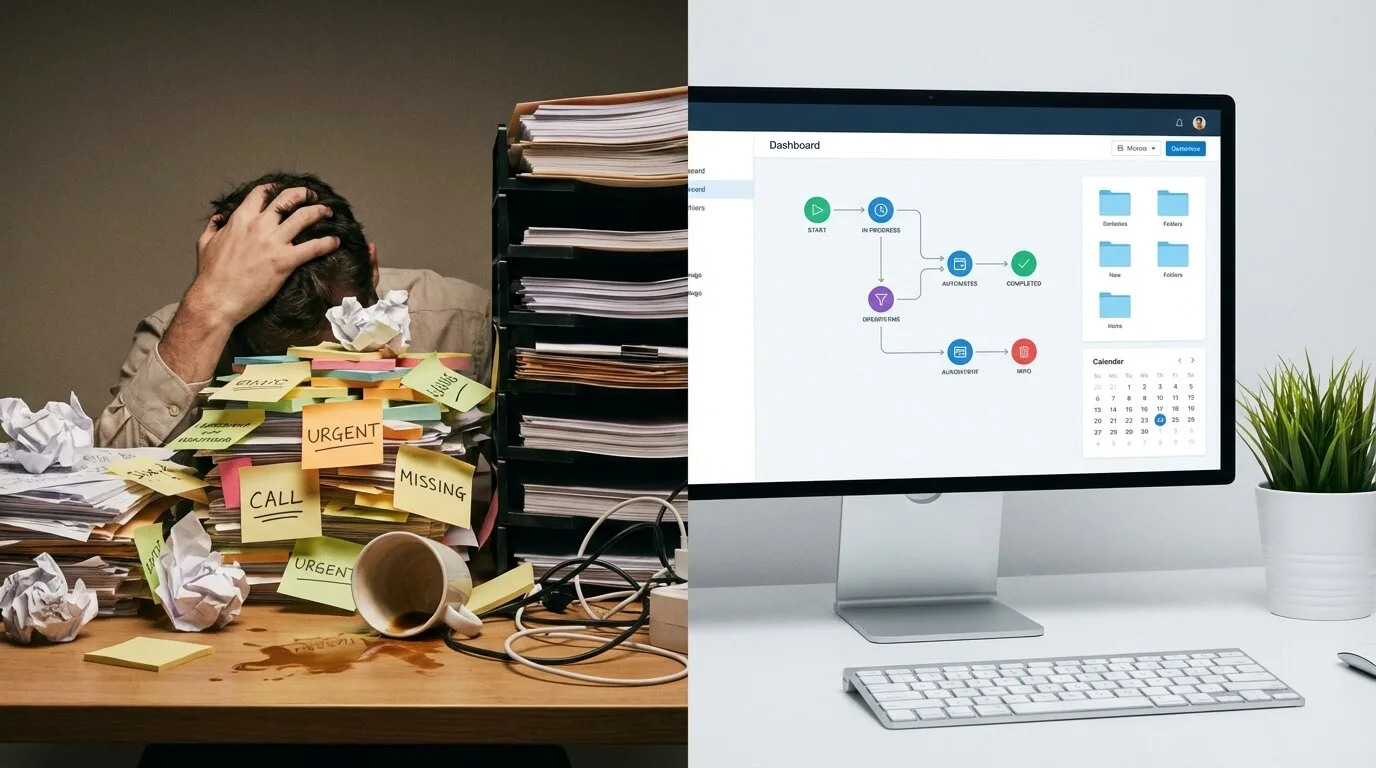 Workflow automatisering dashboard
