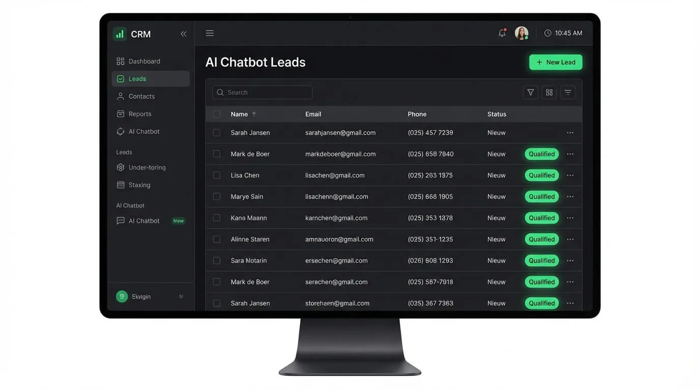 AI Chatbot leads genereren