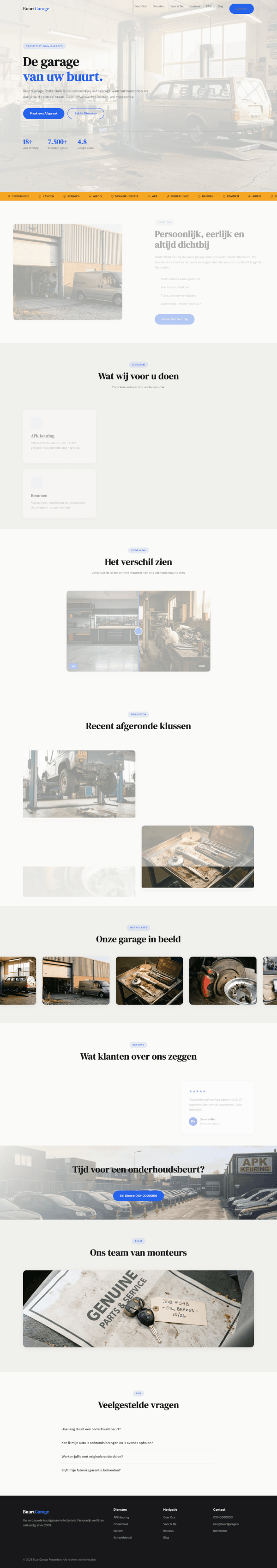 Garage website demo &mdash; Occasion Showcase