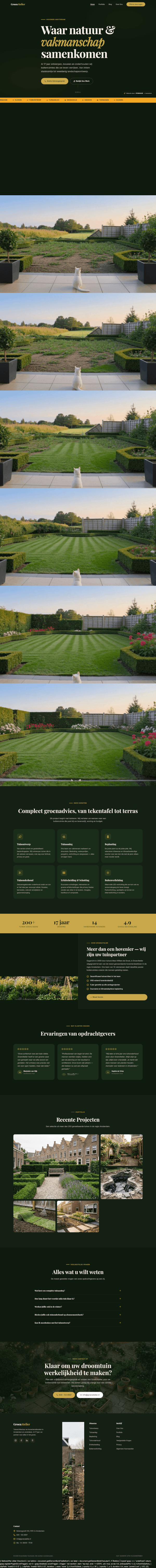 Hovenier website demo &mdash; Bold Botanic