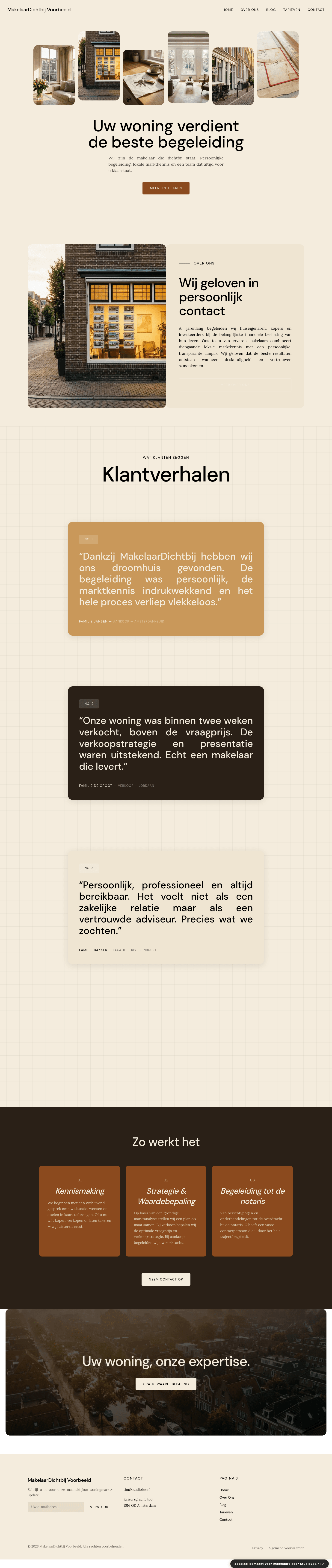 Makelaar website demo &mdash; Buurtmakelaar