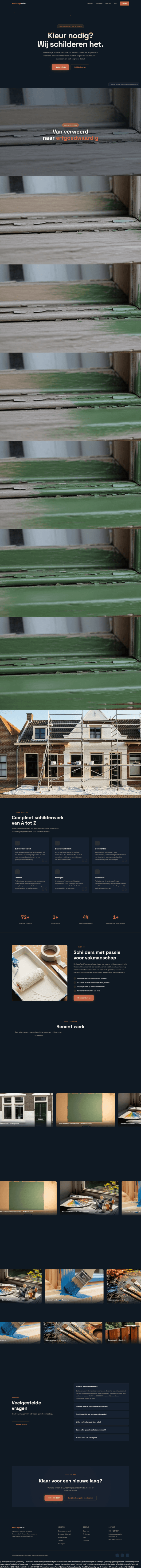 Schilder website demo &mdash; Volledig Maatwerk