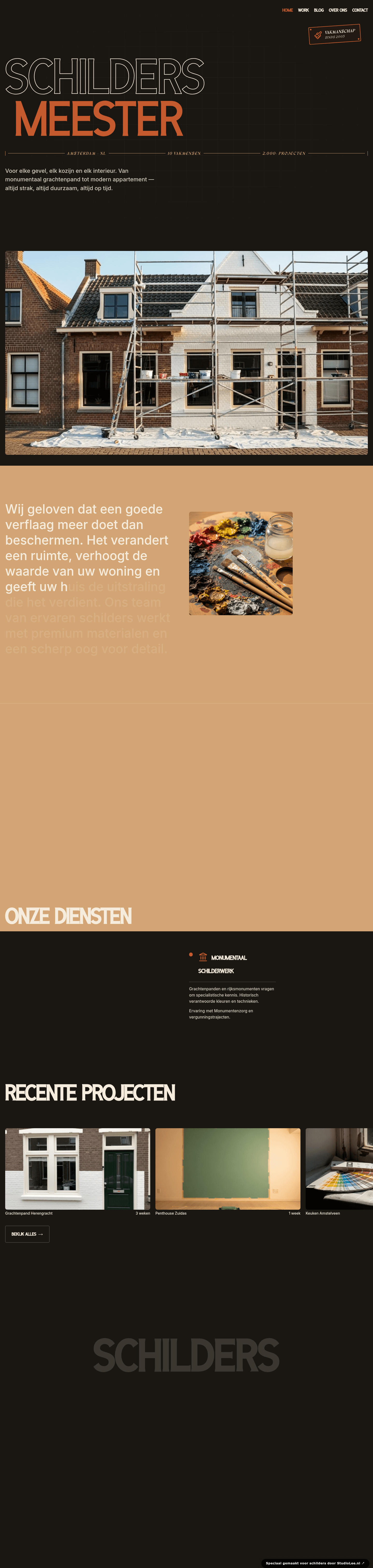 Schilder website demo &mdash; Donker & Vakkundig