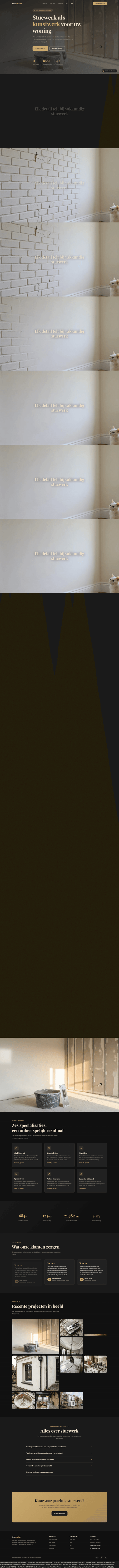 Stukadoor website demo &mdash; Bold & Texture