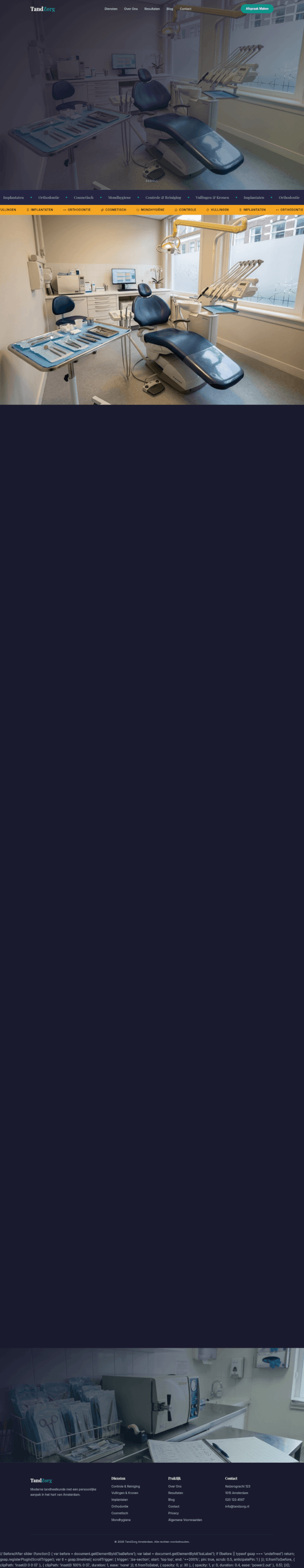 Tandarts website demo &mdash; Bold Smile