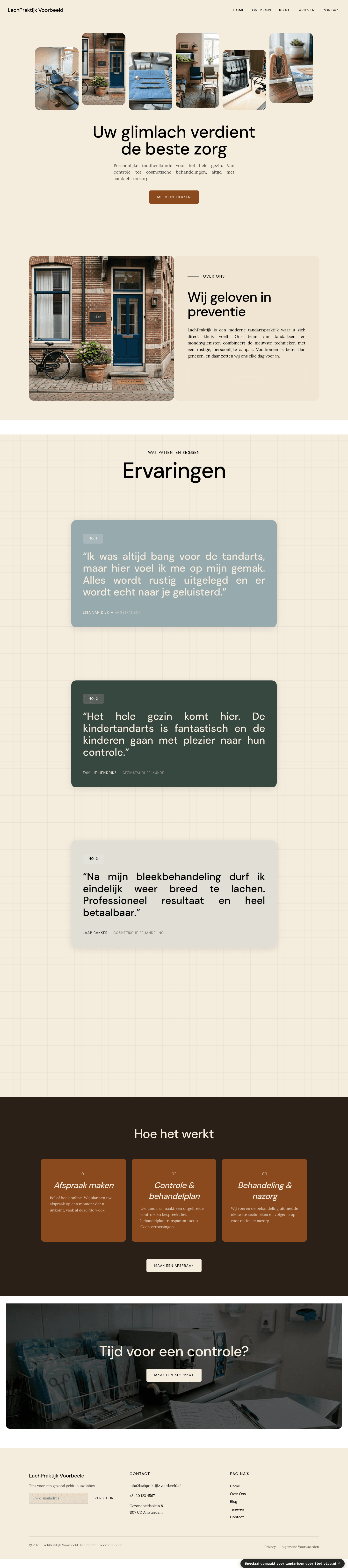 Tandarts website demo &mdash; Familietandarts